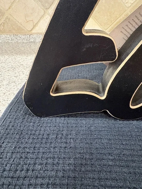 Black “EAT" Wall Sign - Picture 3 of 10